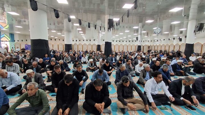 نماز جمعه جم به روایت تصویر