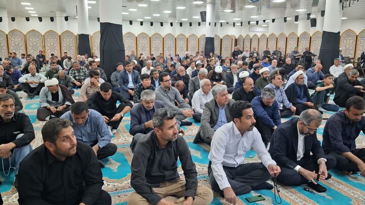 نماز جمعه جم به روایت تصویر