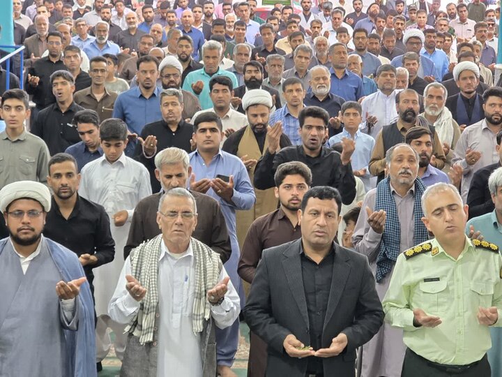 تصاویر/ اقامه نماز جمعه در شهر ریگان
