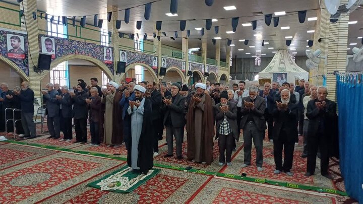تصاویر/ اقامه نماز جمعه در شهر پاریز