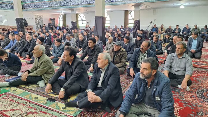 تصاویر/ اقامه نماز جمعه ترکمنچای