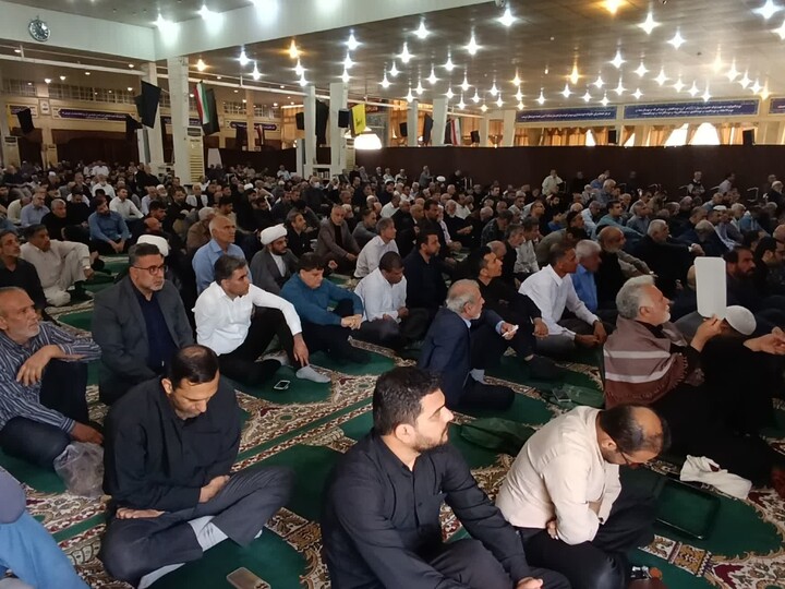 نماز جمعه بوشهر به روایت تصویر