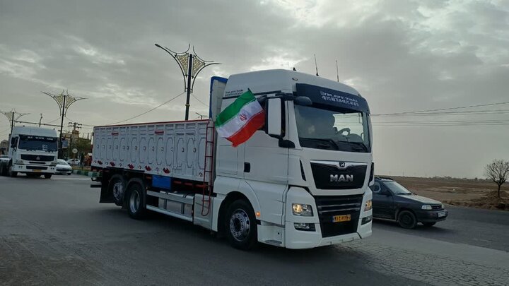 تصاویر/ رژه خودرویی سنگین شهرستان زرندیه