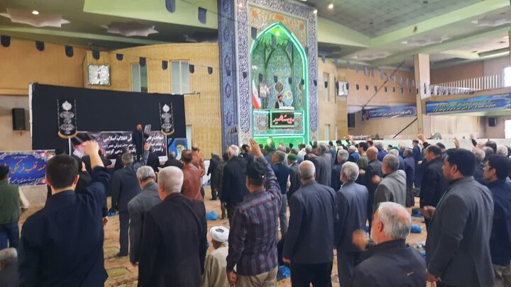 تصاویر/اقامه نماز عبادی سیاسی جمعه در خمین