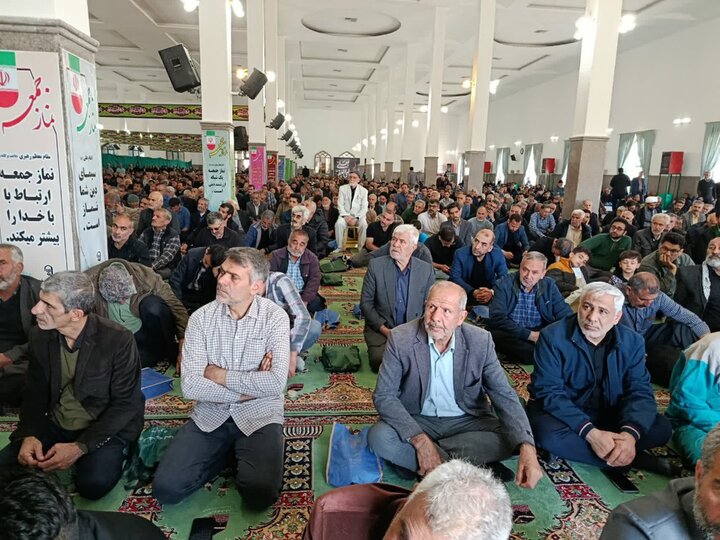 تصاویر/اقامه نماز عبادی سیاسی جمعه در ساوه