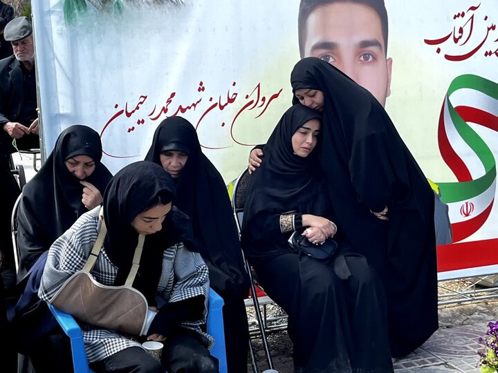 تصاویر/مراسم هفتم "خلبان شهید محمد رحیمیان" در گلزارشهدای اراک
