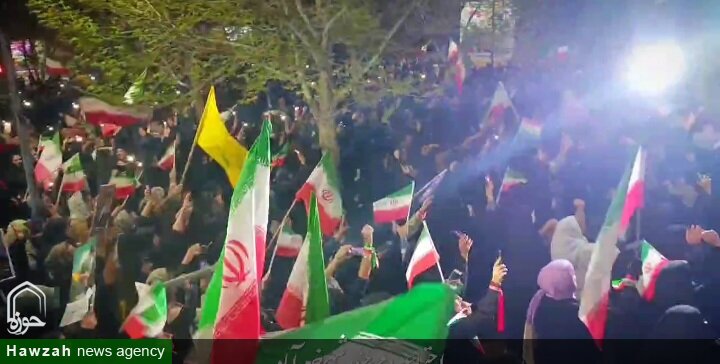 فیلم | اجتمـاع مردمی جنوب شهر خرم‌آبـاد در دفاع از وطن