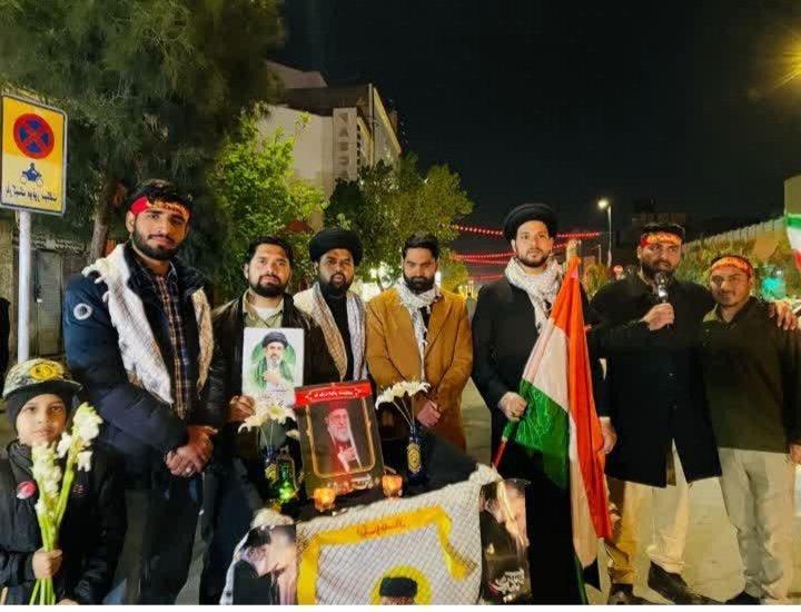 क़ुम में भारतीय छात्रो का ईरानी जनता के समर्थन में 'सेवा शिविर' का आयोजन