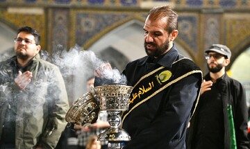 تصاویر/ اجتماع عاشقان حضرت عبدالعظیم(ع) در صحن امام حسن مجتبی(ع)