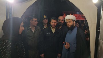 تصاویر/ حضور رئیس اداره کل تبلیغات اسلامی استان گیلان میدان شهرداری رشت