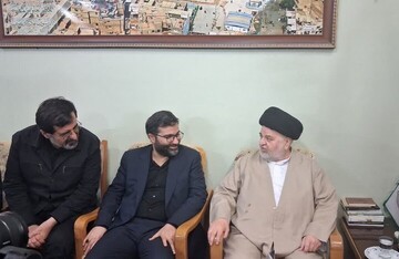 دیدار معاون رئیس‌جمهور با نماینده آیت‌الله العظمی سیستانی