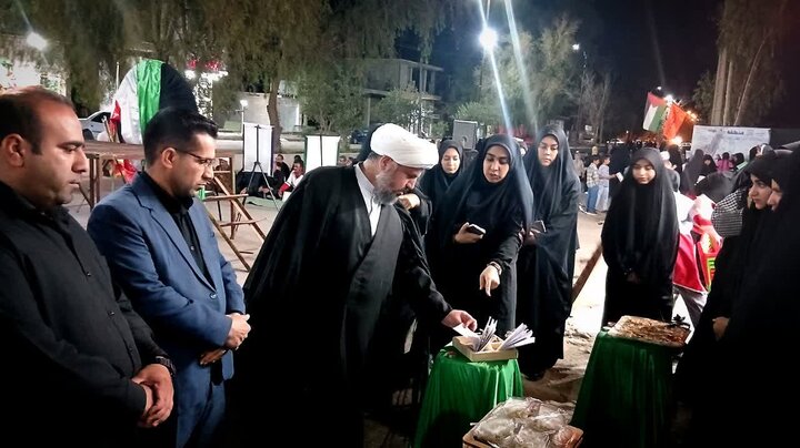 تصاویر/ طلاب مدرسه علمیه معصومیه فهرج پای کار تجمعات شبانه