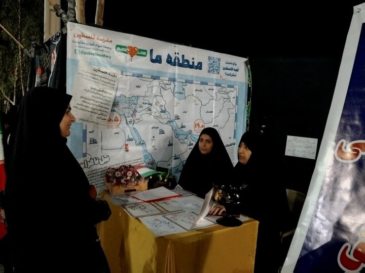تصاویر/ طلاب مدرسه علمیه معصومیه فهرج پای کار تجمعات شبانه