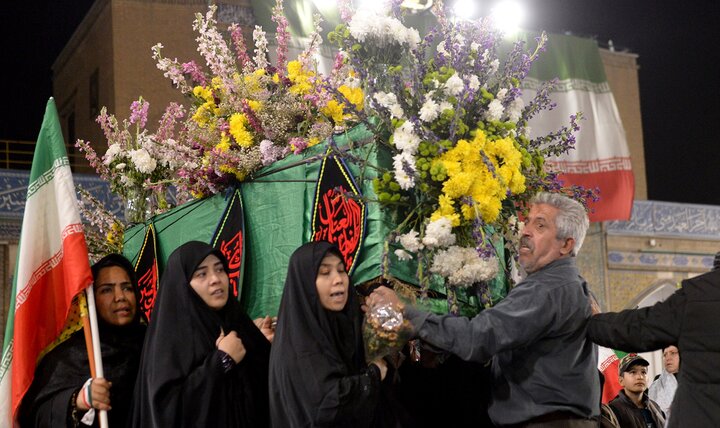 تصاویر/ اجتماع عاشقان حضرت عبدالعظیم(ع) در صحن امام حسن مجتبی(ع)