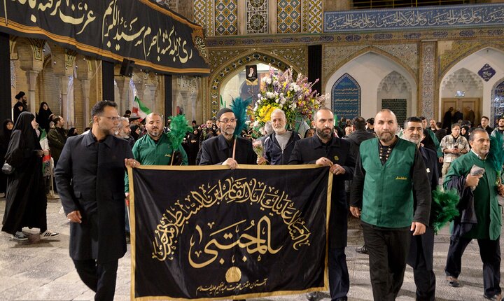 تصاویر/ اجتماع عاشقان حضرت عبدالعظیم(ع) در صحن امام حسن مجتبی(ع)