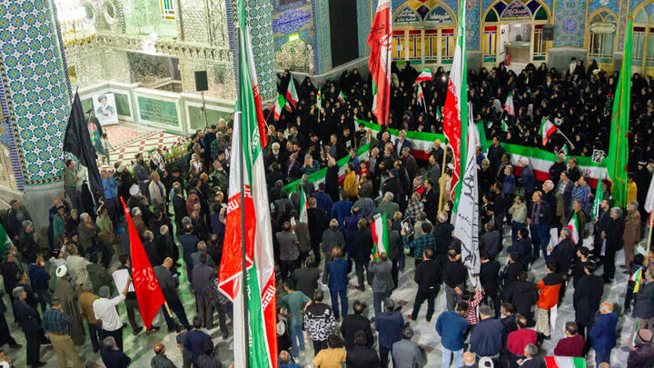 تجمع مردم انقلابی و شهید پرور آران و بیدگل در چهاردهمین روز از بهار

