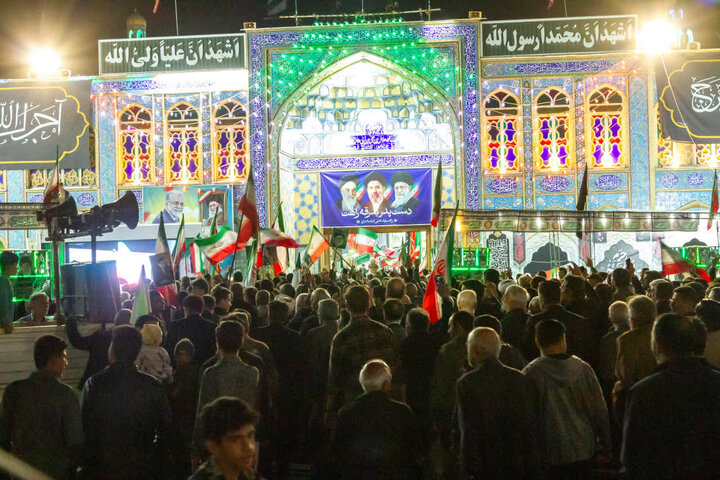 تجمع مردم انقلابی و شهید پرور آران و بیدگل در چهاردهمین روز از بهار
