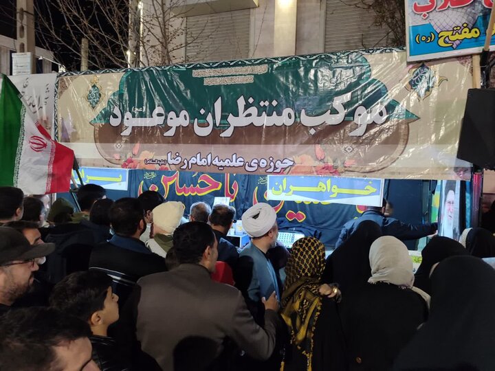 تصاویر/ فعالیت سی‌‌و چهارمین شب موکب منتظران موعود (عج) مدرسه علمیه امام رضا علیه السلام شهرستان میاندوآب