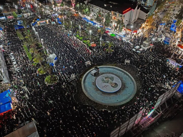 تصاویر/ هزاران رشتی در میدان شهدای ذهاب