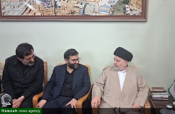 دیدار معاون رئیس‌جمهور با نماینده آیت‌الله العظمی سیستانی