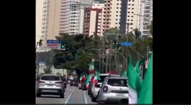 Pro-Iran Car Rally in São Paulo Showcases International Support for Resistance Front