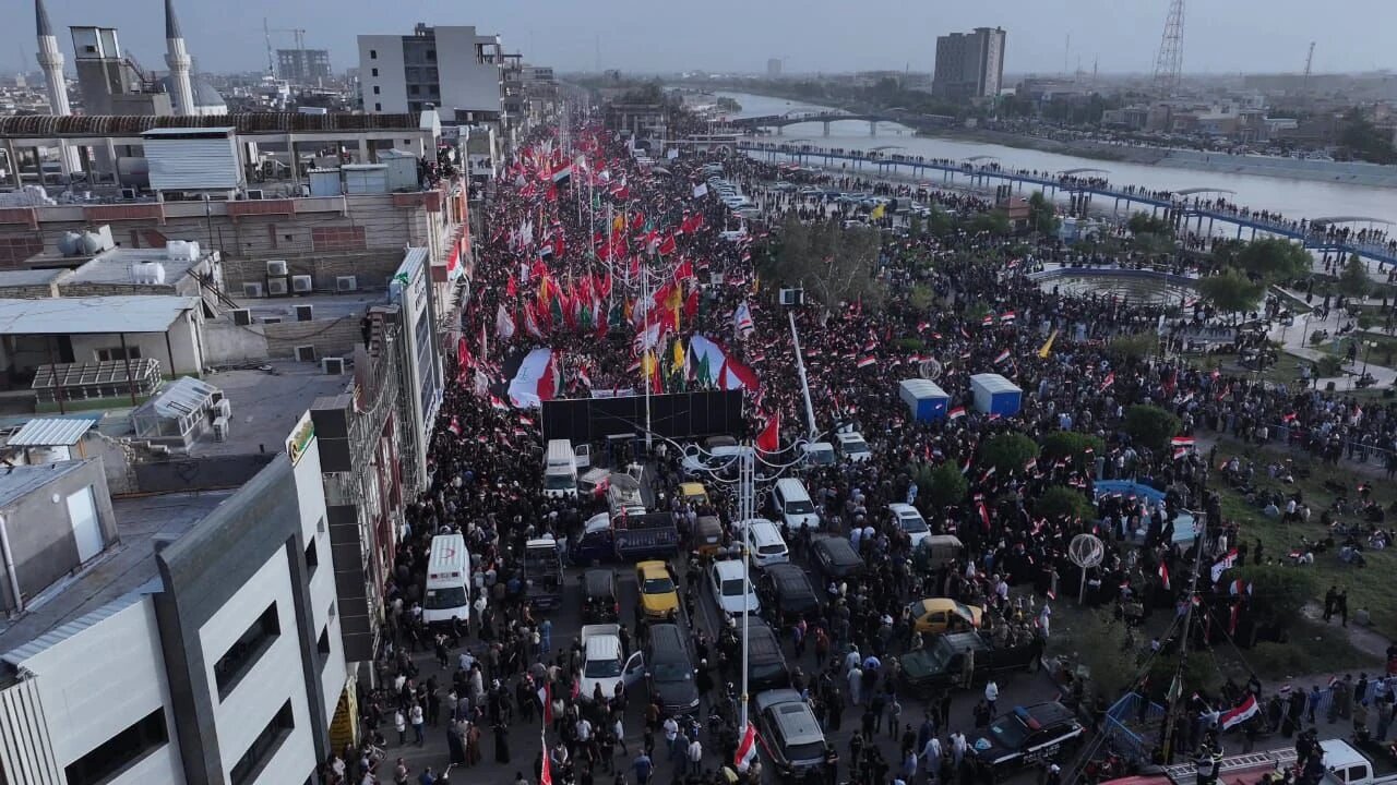 12 провинций Ирака стали свидетелями протестов против израильско-американской агрессии в отношении Ирана + фотографии