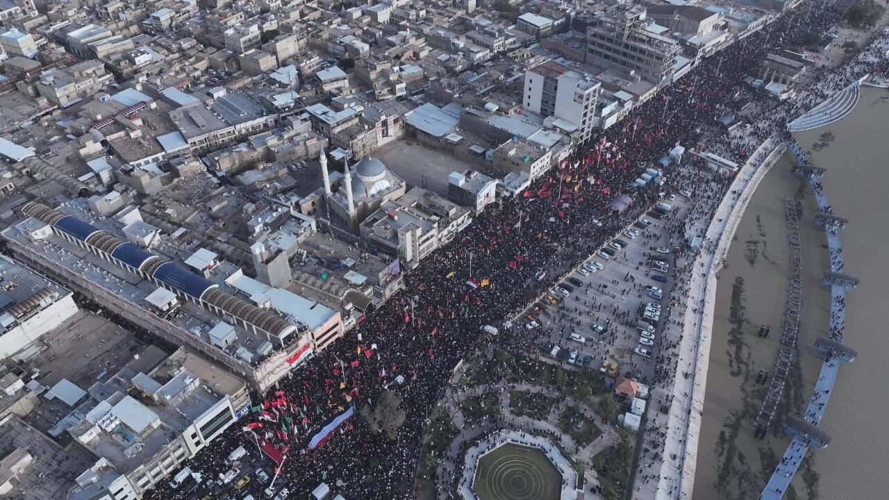 12 провинций Ирака стали свидетелями протестов против израильско-американской агрессии в отношении Ирана + фотографии