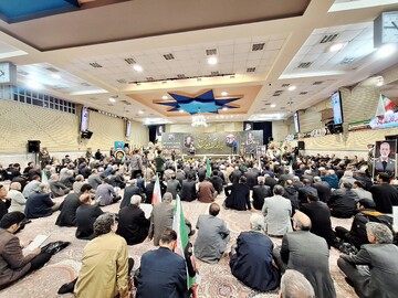 مراسم بزرگداشت سوم و هفتم شهید سپهبد سید عبدالرحیم موسوی برگزار شد