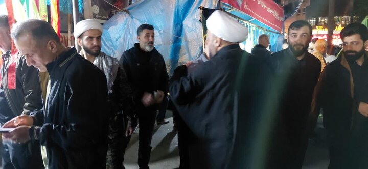 برپایی موکب شهدای روحانی آمل