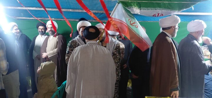 برپایی موکب شهدای روحانی آمل