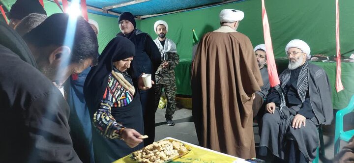 برپایی موکب شهدای روحانی آمل