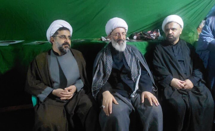 برپایی موکب شهدای روحانی آمل