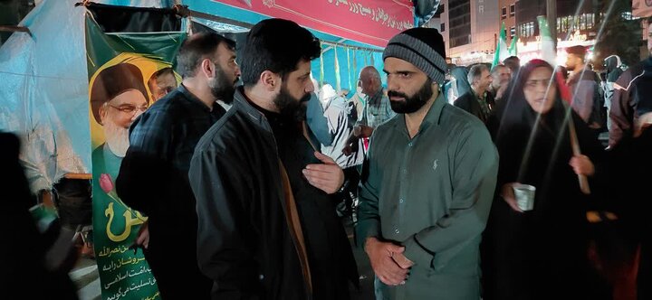 برپایی موکب شهدای روحانی آمل