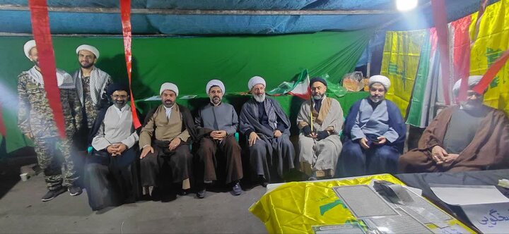 برپایی موکب شهدای روحانی آمل