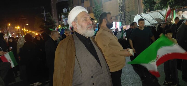 تجمع مردمی شهرستان آمل در پانزدهم فروردین