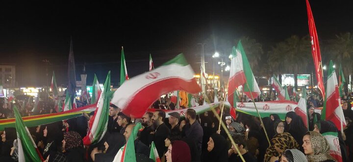 تجمع مردمی شهرستان آمل در پانزدهم فروردین