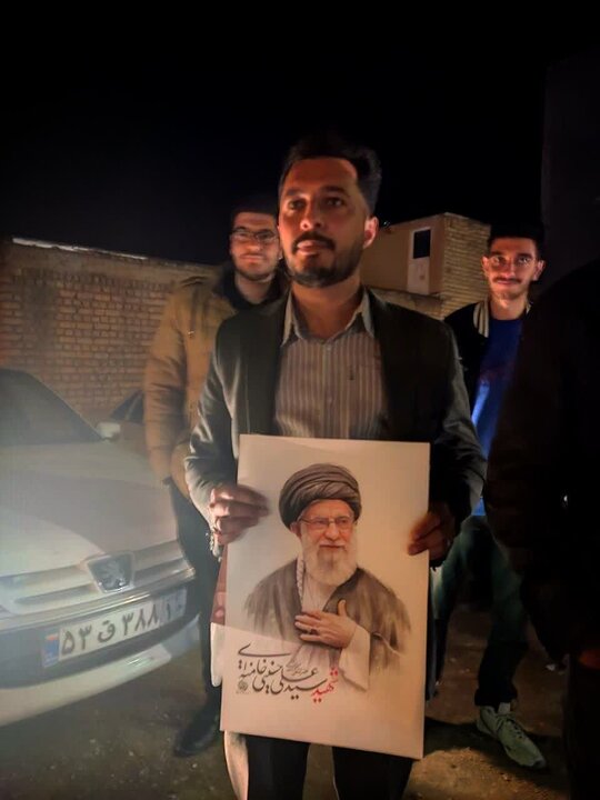 تصاویر/ سی و پنجمین شب از موج پرشور مردمی شهر جوشقان قالی