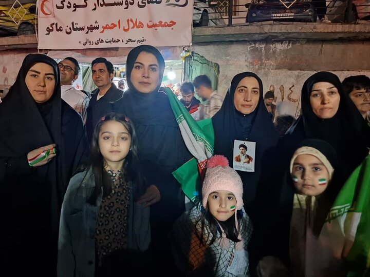 تصاویر/ استمرار تجمعات مردمی در شهرستان ماکو