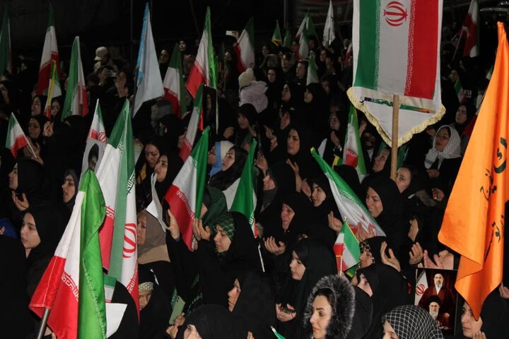 تصاویر/ استمرار تجمعات مردمی در شهرستان ماکو