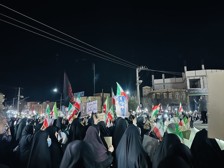 تصاویر/ تجمع مردمی در شهرستان شوط در حمایت از نظام اسلامی