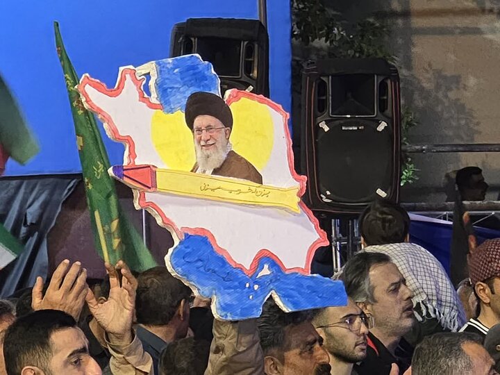 تجمع مردمی مردم ساری در پانزدهم فروردین