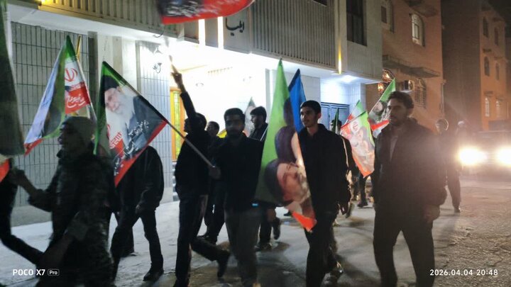 تصاویر/ حضور طلاب مدرسه علمیه الزهرا(س) زاهدان در بیعت با رهبری