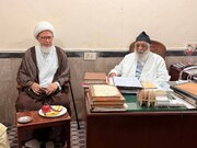 آیت اللہ حافظ ریاض نجفی سے امام جمعہ سکردو کی ملاقات، ایران پر امریکی حملوں کی مذمت، امت مسلمہ کے اتحاد پر زور
