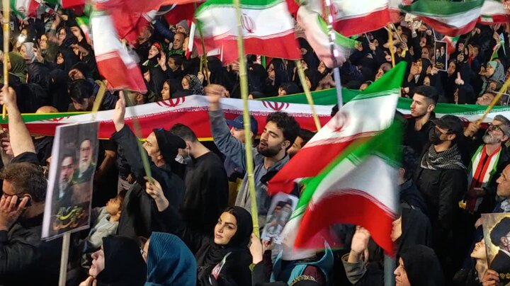 حماسه مردمی شهرستان آمل در شامگاه شانزدهم فروردین