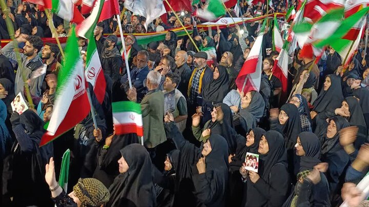 حماسه مردمی شهرستان آمل در شامگاه شانزدهم فروردین