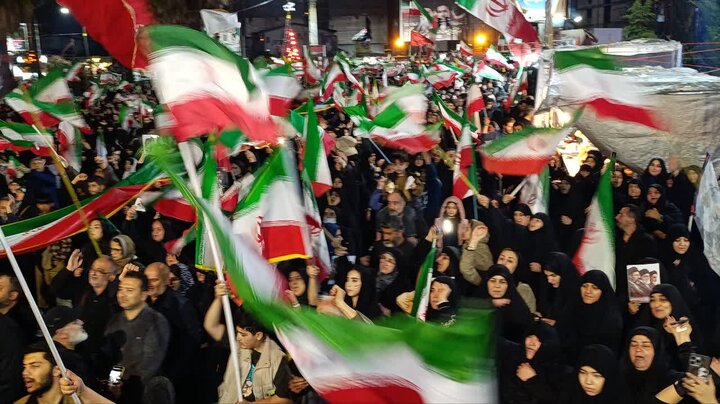 حماسه مردمی شهرستان آمل در شامگاه شانزدهم فروردین