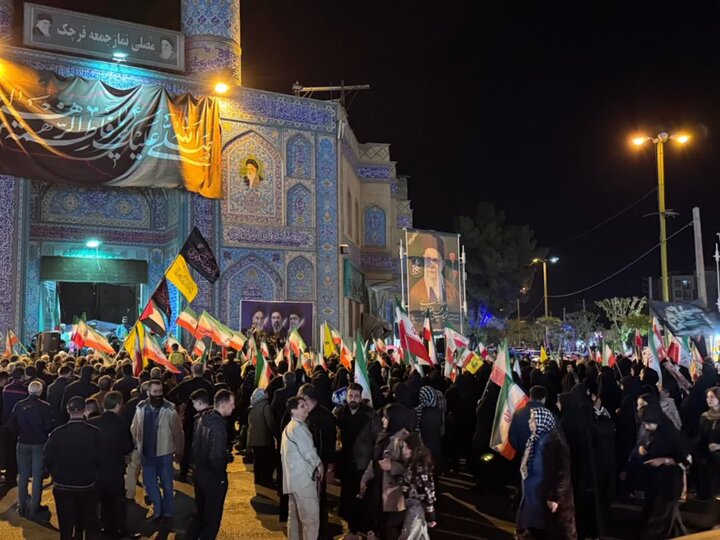 تصاویر/ خیابان‌های قرچک در شب سی و ششم