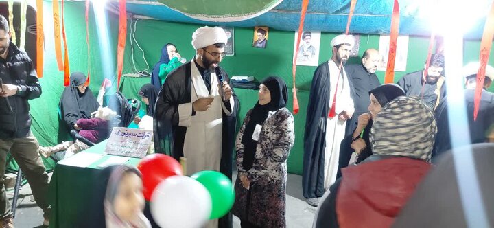 برپایی موکب شهدای روحانی شهرستان آمل