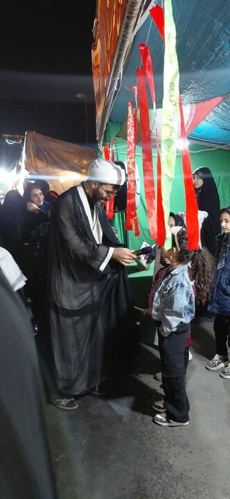 برپایی موکب شهدای روحانی شهرستان آمل