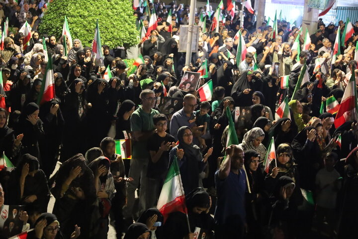 تصاویر/سی‌وششمین شب پای کار ایران در شهرستان بندرعباس